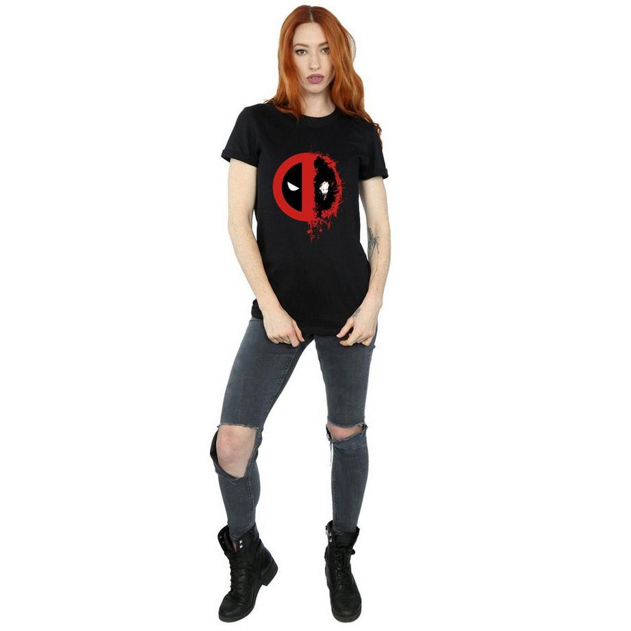 MARVEL Deadpool Splatter Logo T-Shirt  
