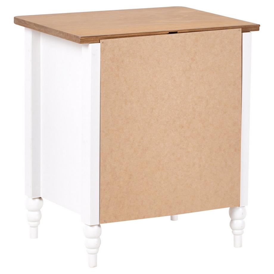 Beliani Nachttisch mit 2 Schubladen aus Kiefernholz  SHILLINGTON  