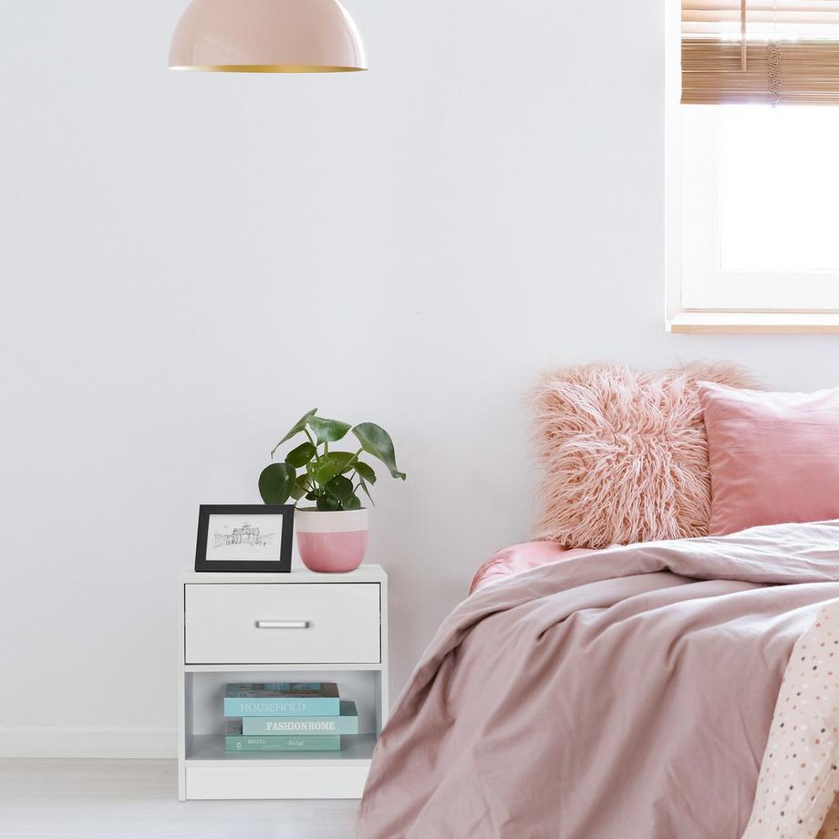 Northix Nachttisch mit Schublade  