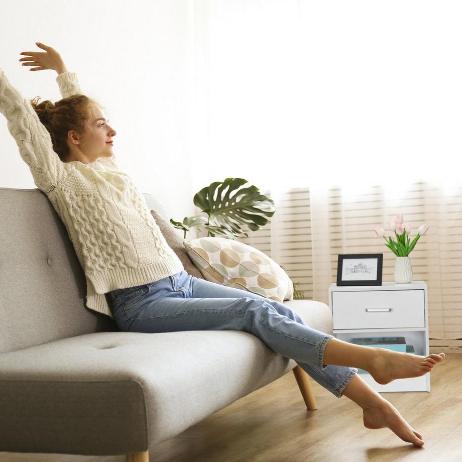 Northix Nachttisch mit Schublade  