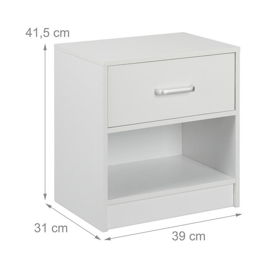 Northix Nachttisch mit Schublade  