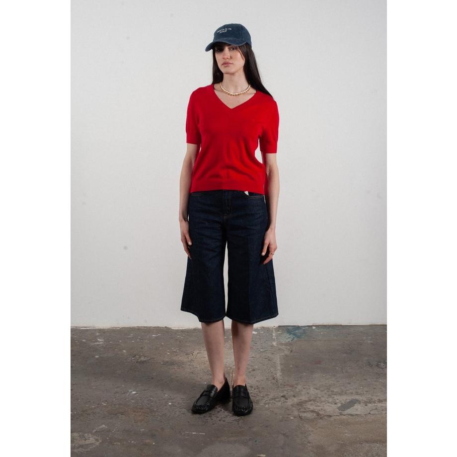 Studio Cashmere8 Frida 10 T-Shirt Scollo a V Maniche Corte  