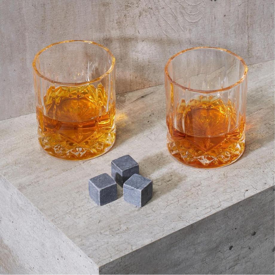 relaxdays Whiskyglas Set  