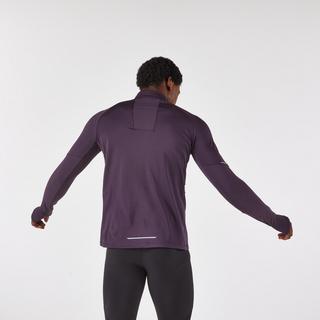 KIPRUN  T-shirt de running manches longues homme zip synthétique 
