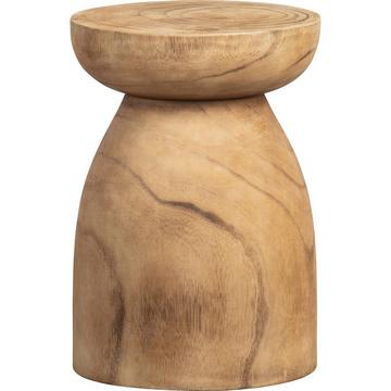 Hocker Bink Holz natur rund 28x28