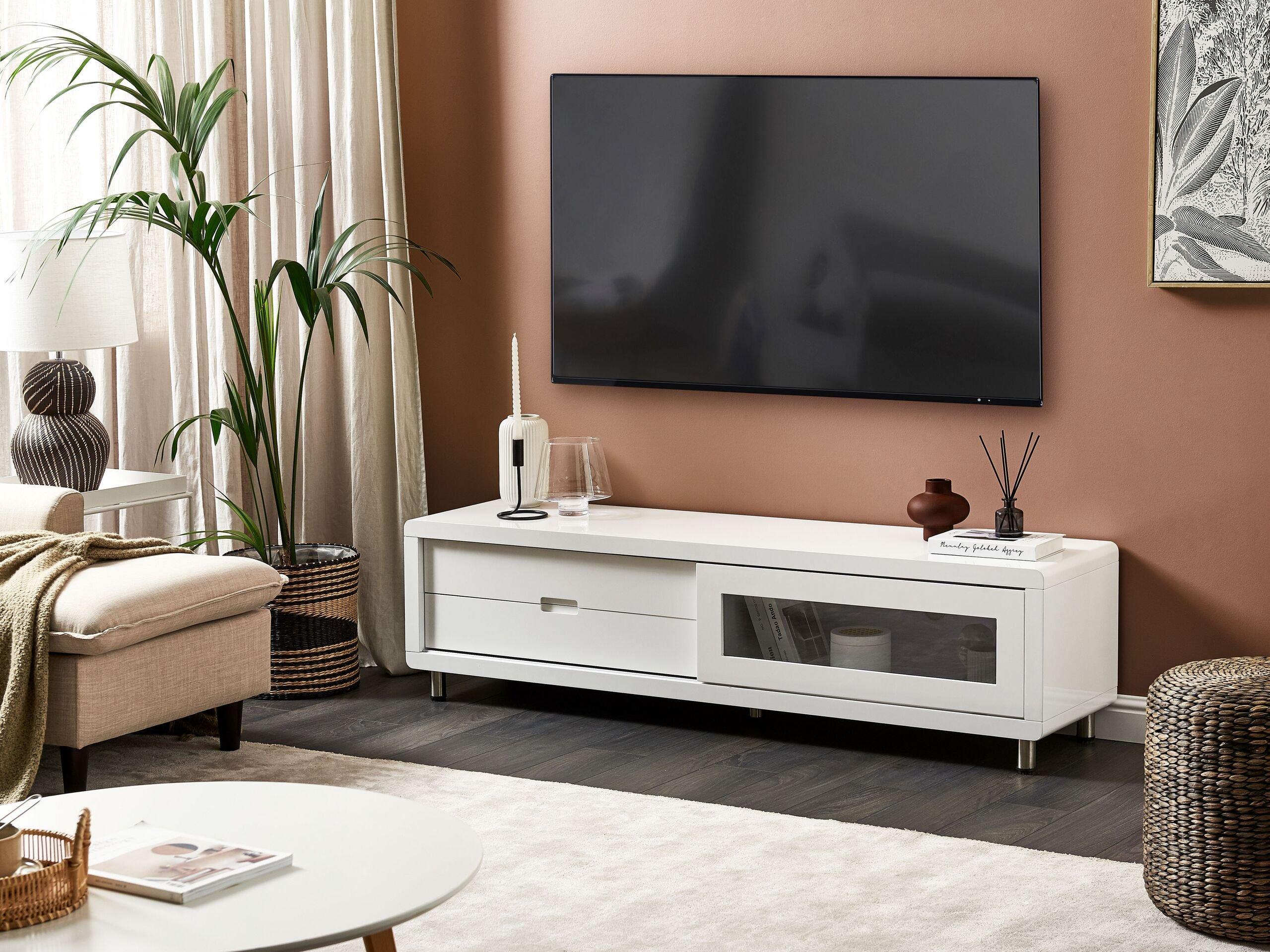 Beliani TV-Möbel aus MDF-Platte Modern PEMBORKE  