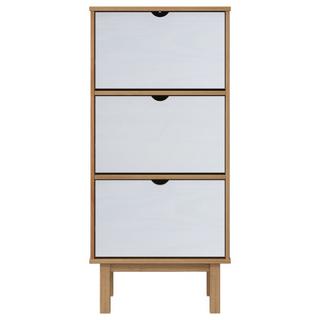 VidaXL Armoire à chaussures bois de pin  