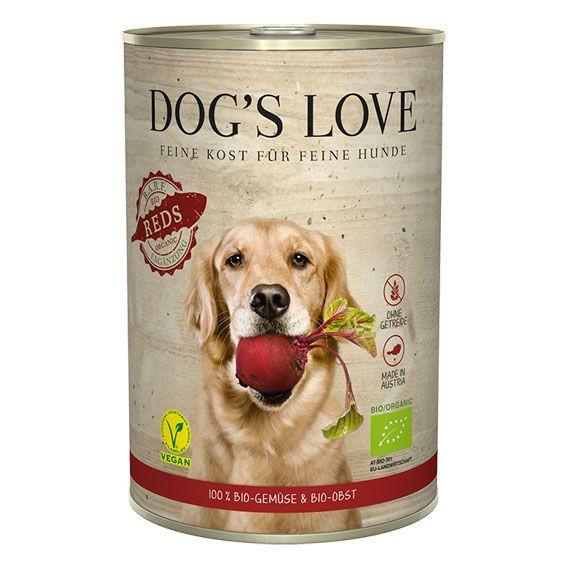 Dog's Love  BIO reds Vegan légumes et fruits - Multipack 