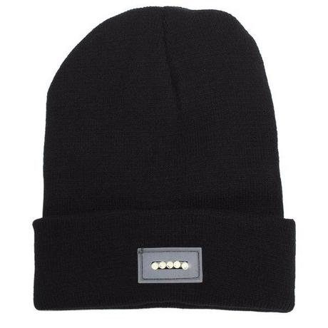 B2X Berretto con Lampada LED Nero  