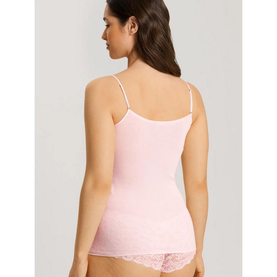 HANRO Cotton Seamless Spaghetti Top  