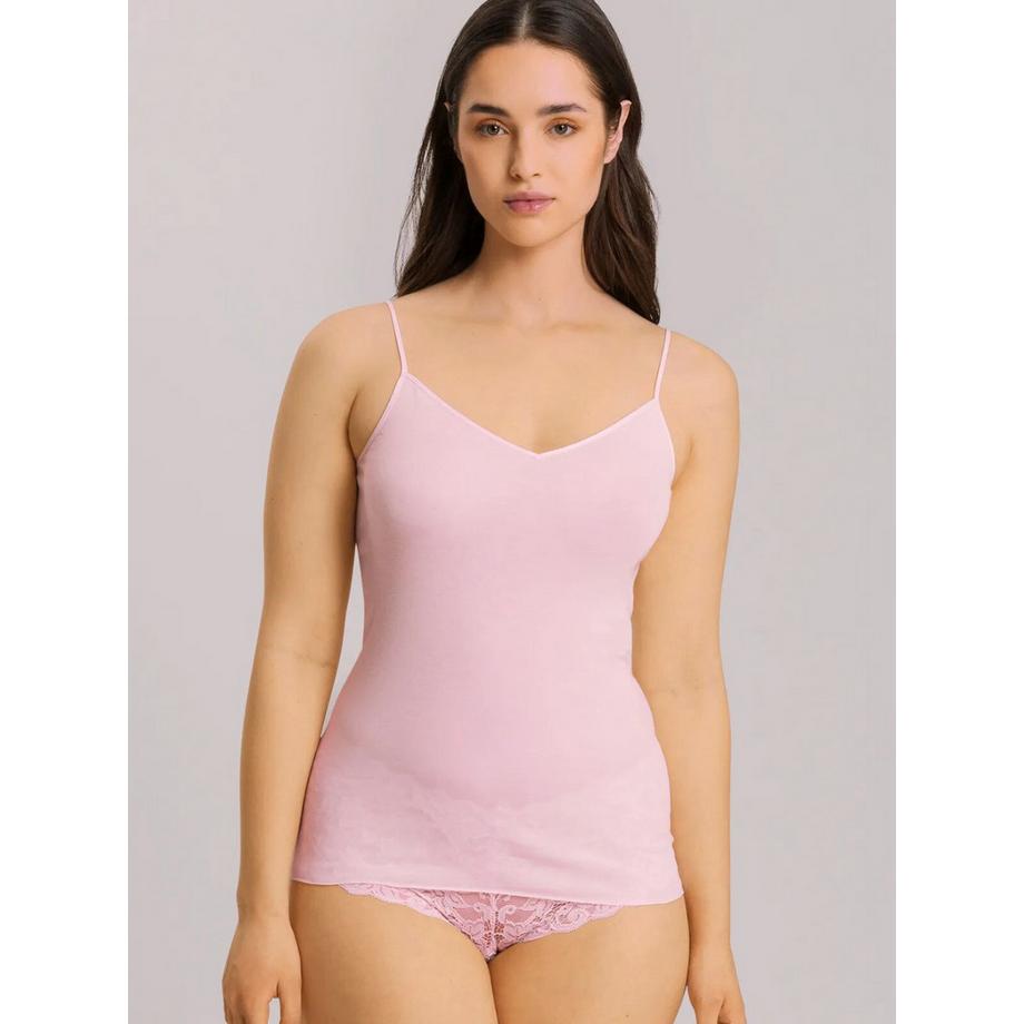 HANRO Cotton Seamless Spaghetti Top  