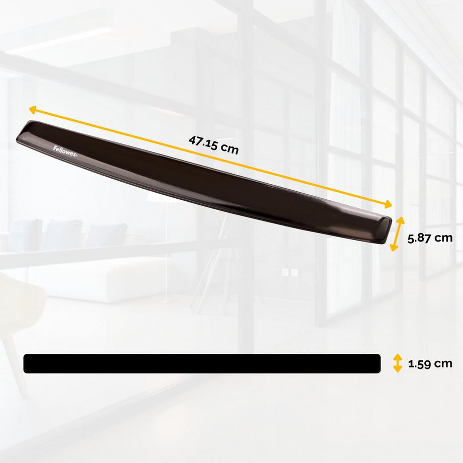 Fellowes  9112201 Handgelenkstütze Polyurethan Schwarz 