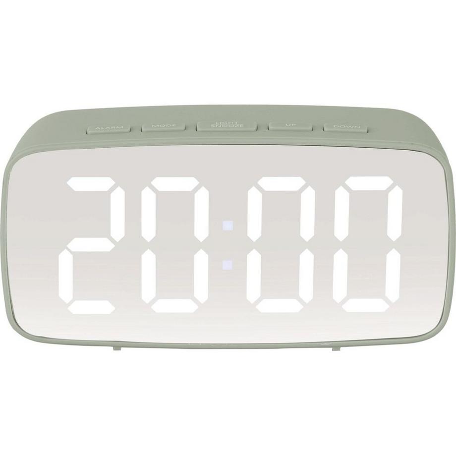 Digitalwecker Mirror oval