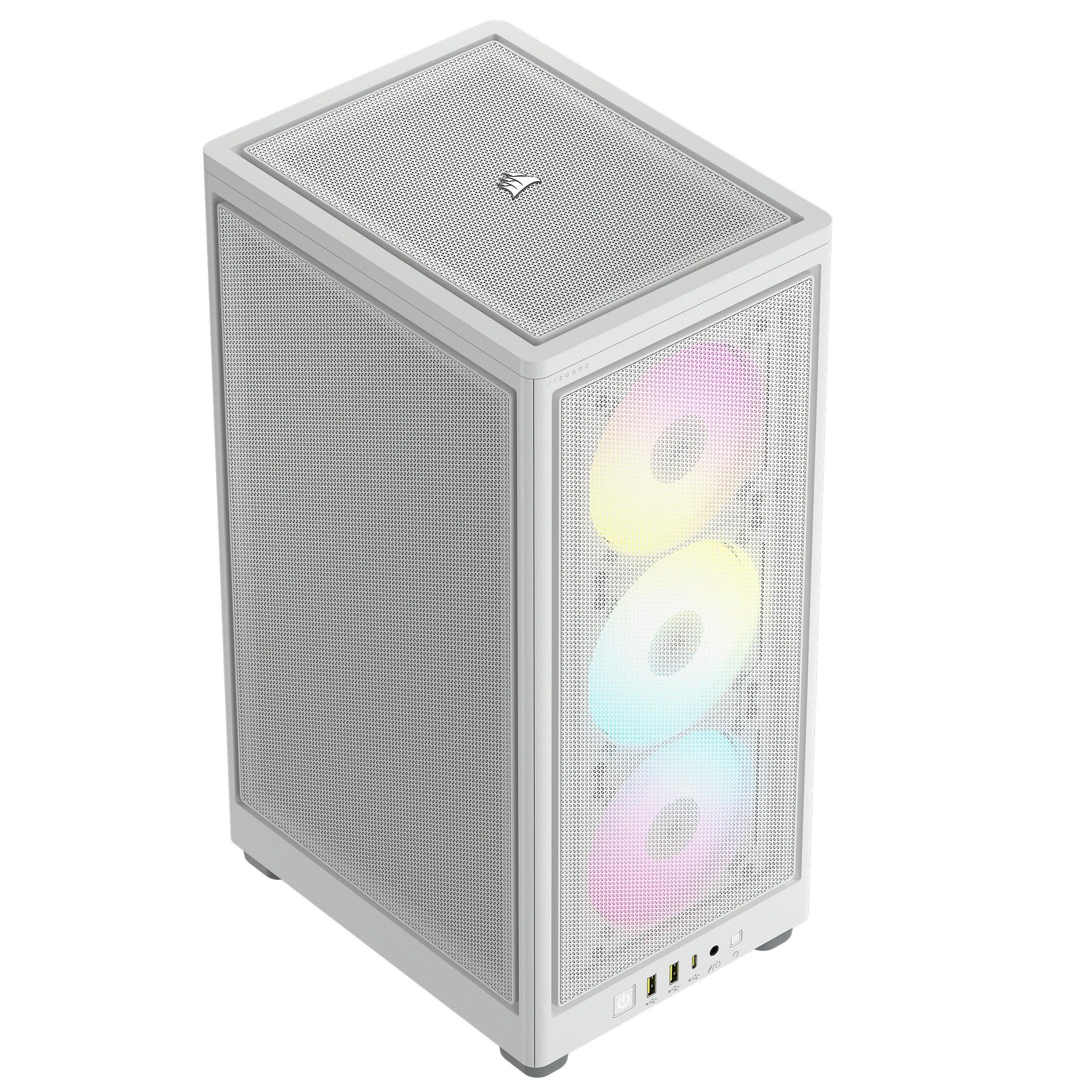 Corsair  2000D RGB Airflow Small Form Factor (SFF) Blanc 