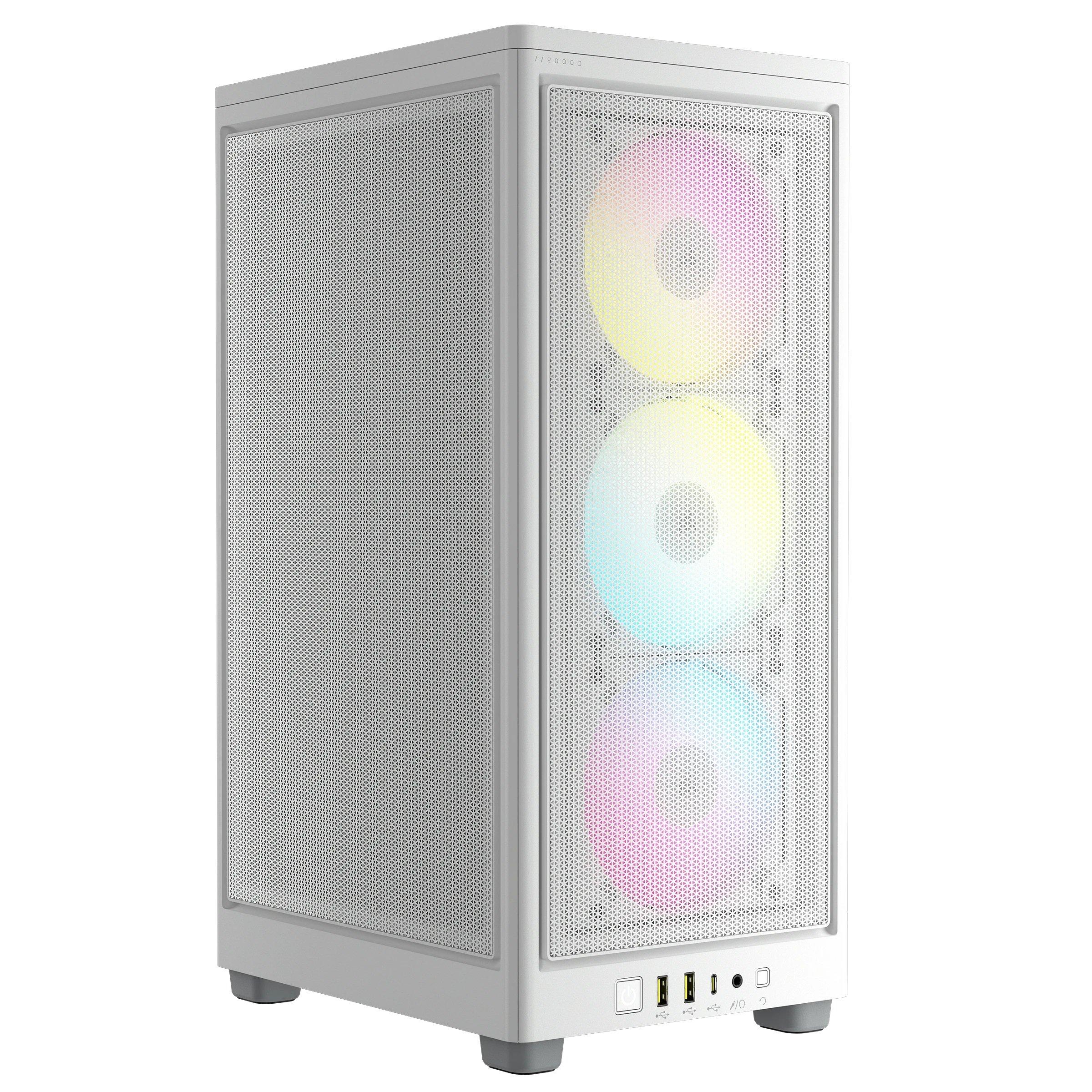 Corsair  2000D RGB Airflow Small Form Factor (SFF) Blanc 