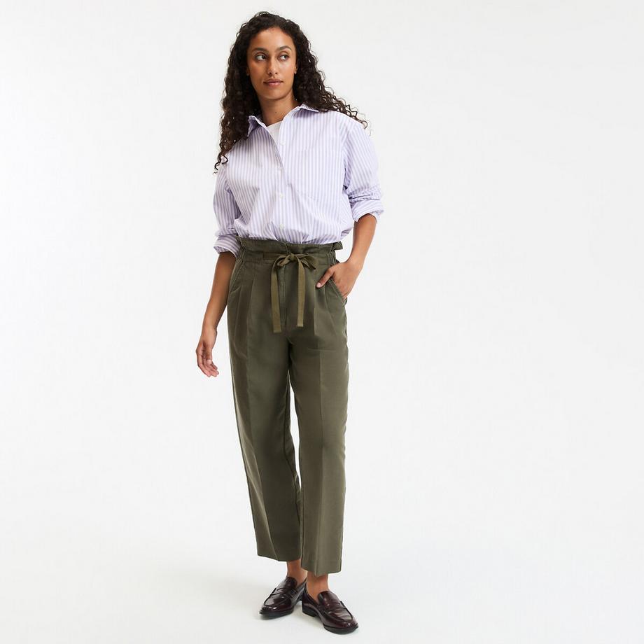 La Redoute Collections Pantalon Carotte Taille Haute  
