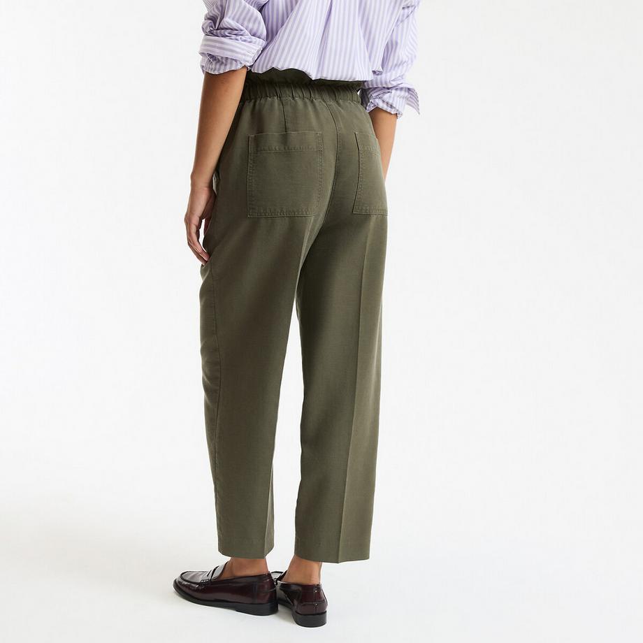 La Redoute Collections Pantalon Carotte Taille Haute  