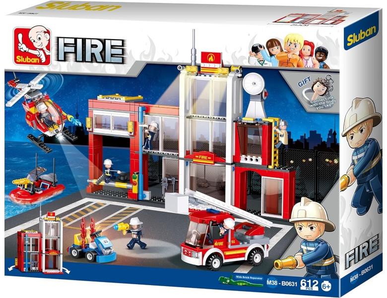 Sluban  Fire Feuerwache (612Teile) 