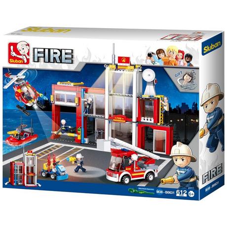 Sluban  Fire Feuerwache (612Teile) 