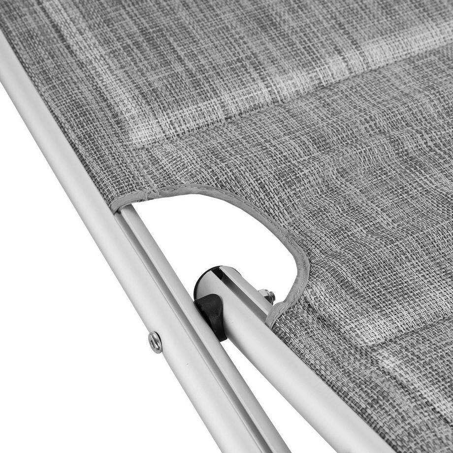 Tectake Sdraio  Lorella imbottita, pieghevole  