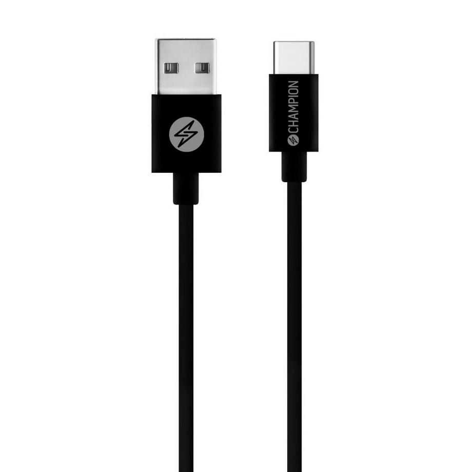 USB-A-auf-USB-C-Kabel, 3 m, Schwarz