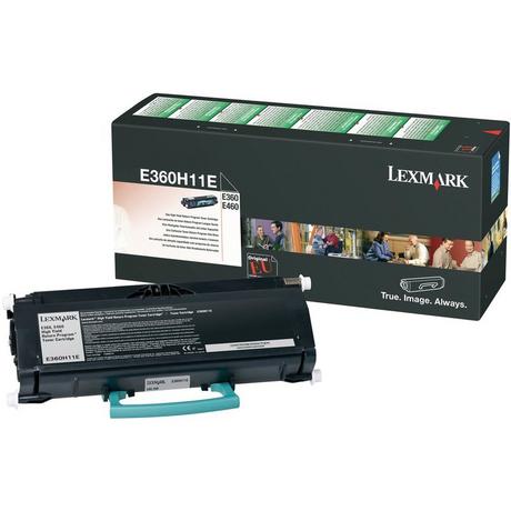 Lexmark  LEXMARK Toner-Modul Return schwarz E360H11E E360/460 9000 Seiten 