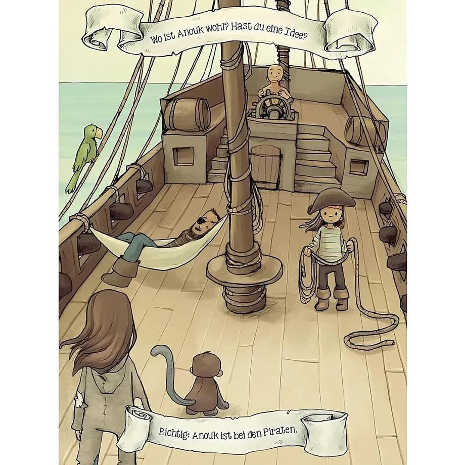 Anouk, die nachts auf Reisen geht (Anouk 1) Balsmeyer, Hendrikje; Maffay, Peter; Tourlonias, Joëlle (Illustrationen) Gebundene Ausgabe 