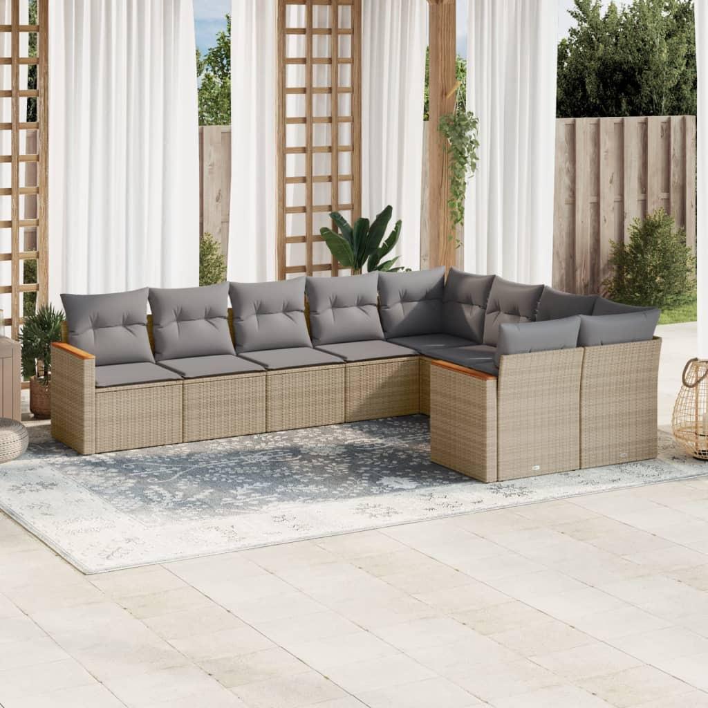 VidaXL Garten sofagarnitur poly-rattan  