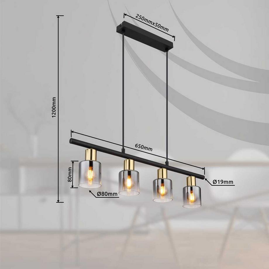 mutoni light Suspension Hollsy 4xE14  