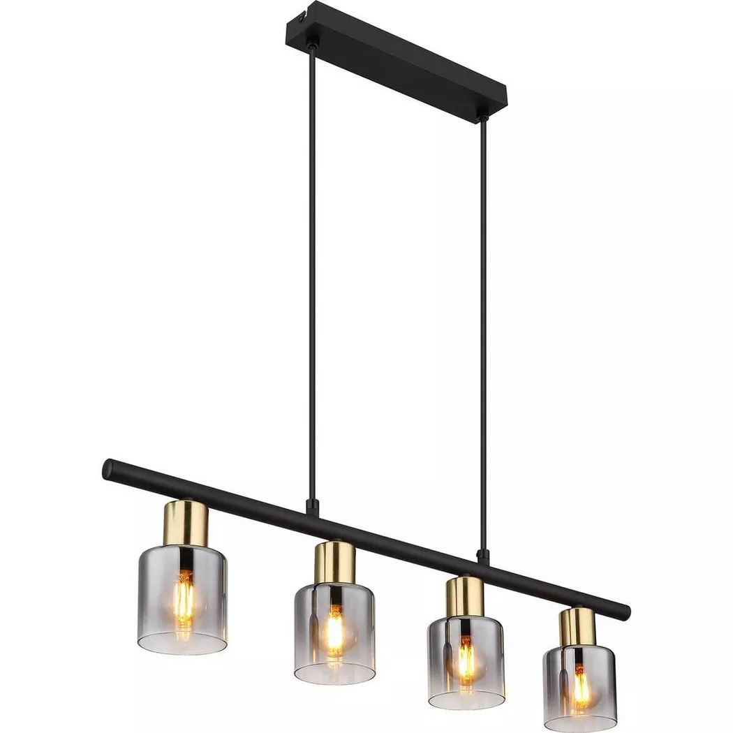 mutoni light – Hängeleuchte Hollsy Metall matt 4xE14, One Size