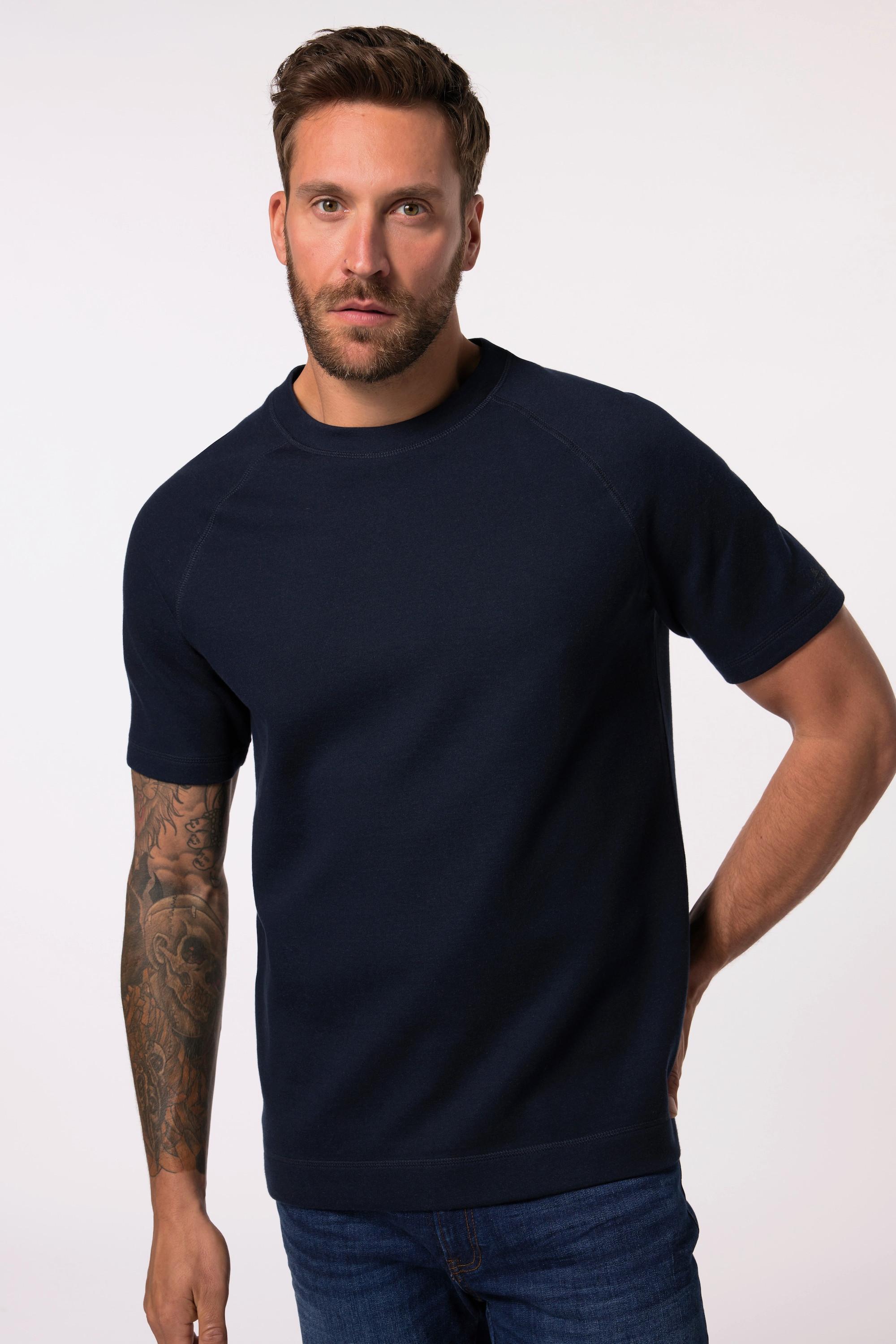 JP1880  Basic-Raglanshirt, Halbarm, Biobaumwolle 