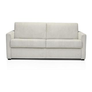 Vente-unique Schlafsofa mit Matratze 3-Sitzer - Cord - Beige - TOMAKA  