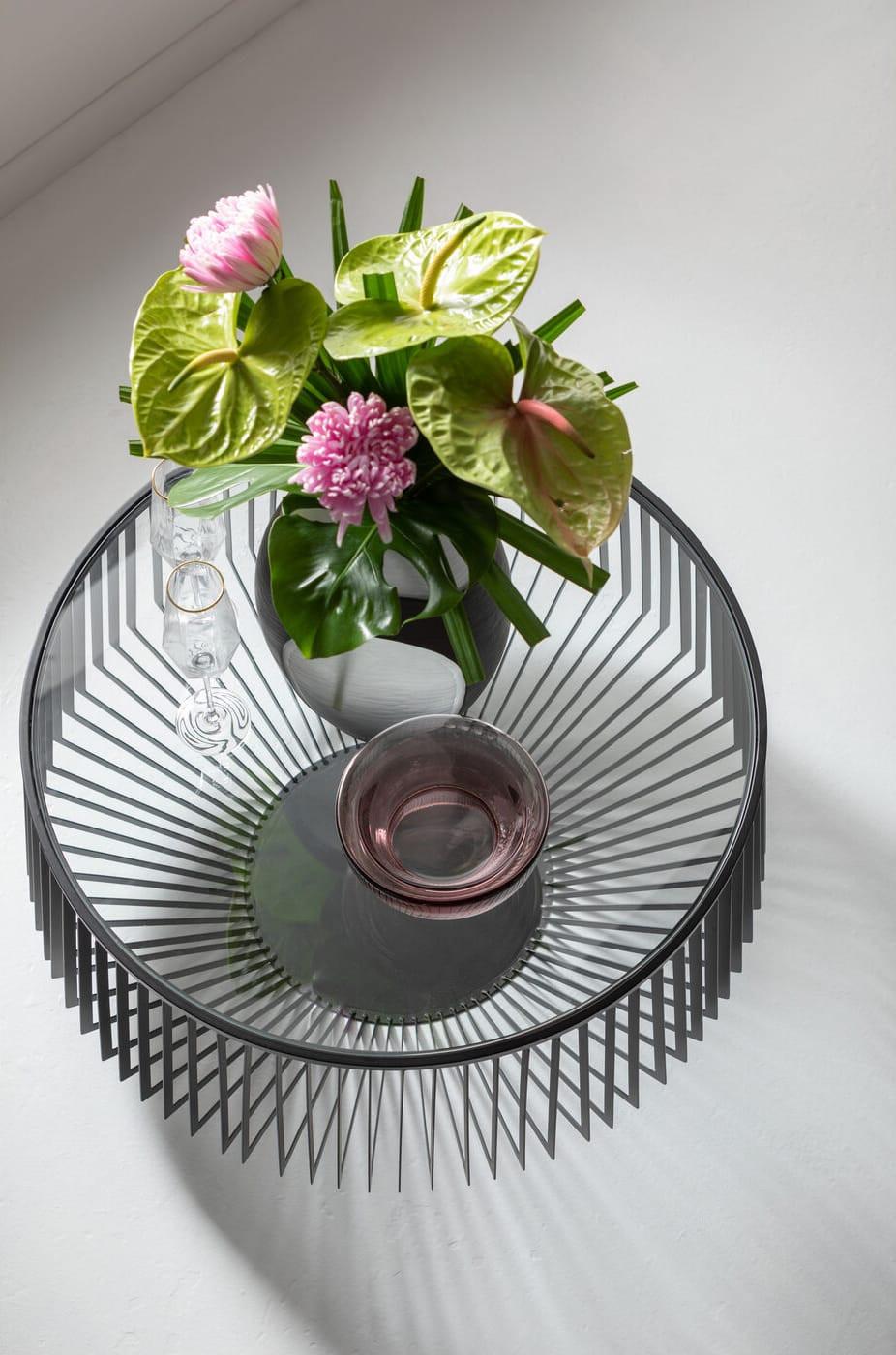 KARE Design Table basse Corinne ronde 80  