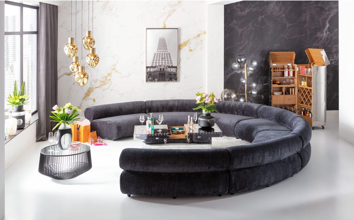 KARE Design Table basse Corinne ronde 80  