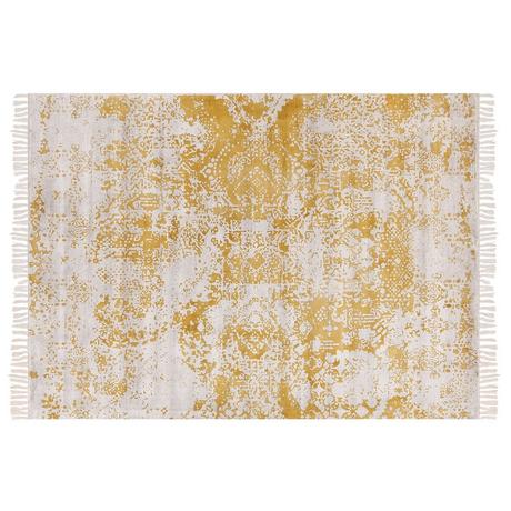 Beliani Tapis en Soie artificielle Boho BOYALI  