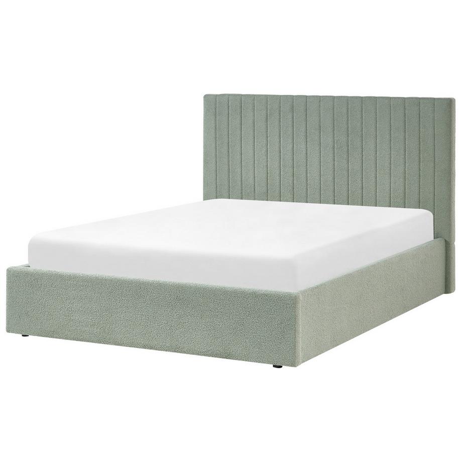 Beliani Lit ottoman en Bouclé  VION  