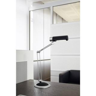 Maul office  Schreibtischleuchte Energiesparlampe E27 20 W Silber, Schwarz  