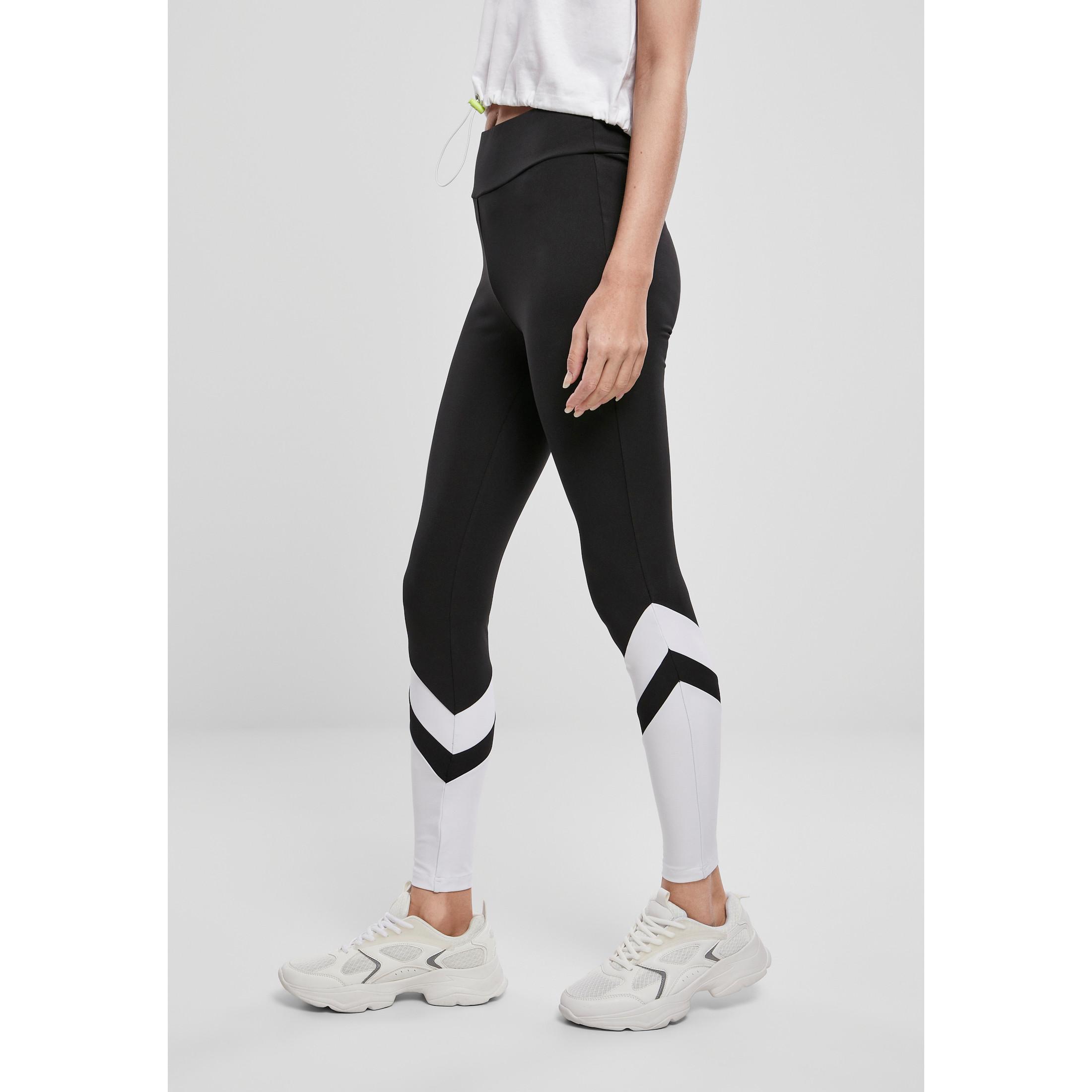 URBAN CLASSICS  damen-leggings arrow high waist 