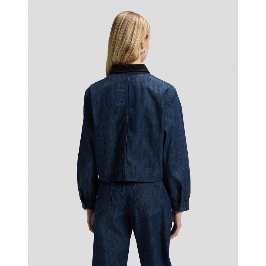 Lee Cropped Chore Jeansjacke  