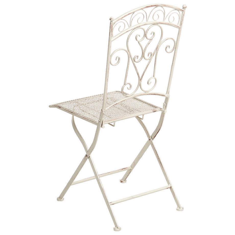 Beliani Gartenstuhl 2er Set aus Eisen  JUINA  