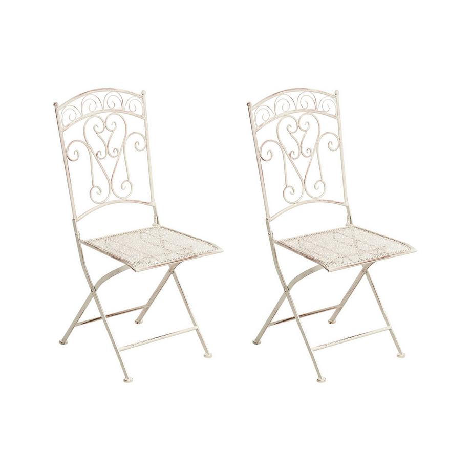 Gartenstuhl 2er Set aus Eisen  JUINA