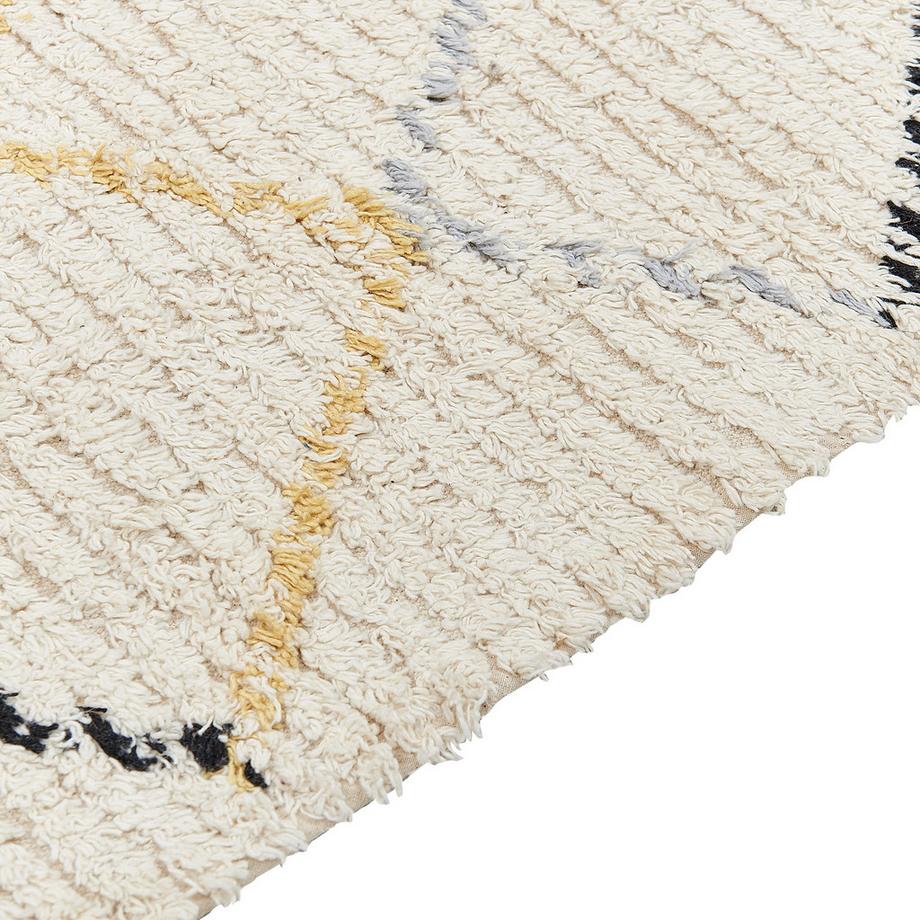 Beliani Tapis en Coton  TEZPUR  