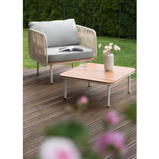 Beliani Garten Sessel aus Aluminium Modern SENISE  