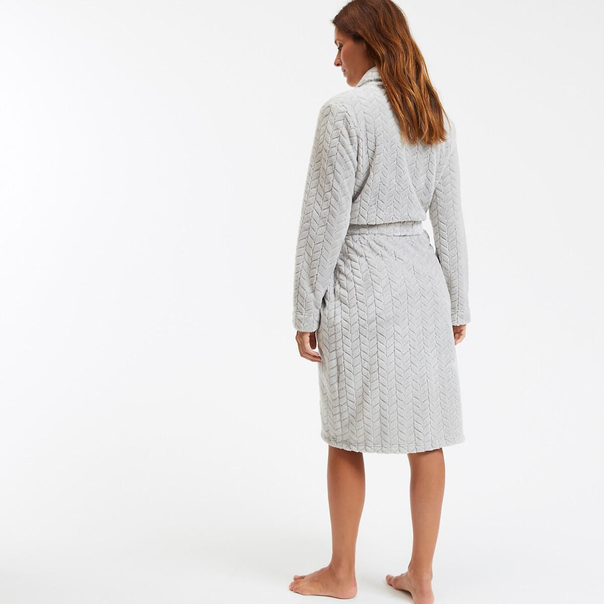 La Redoute Collections  Robe de chambre maille polaire embossée 