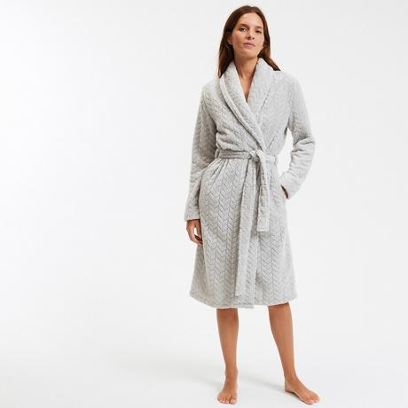 La Redoute Collections  Robe de chambre maille polaire embossée 