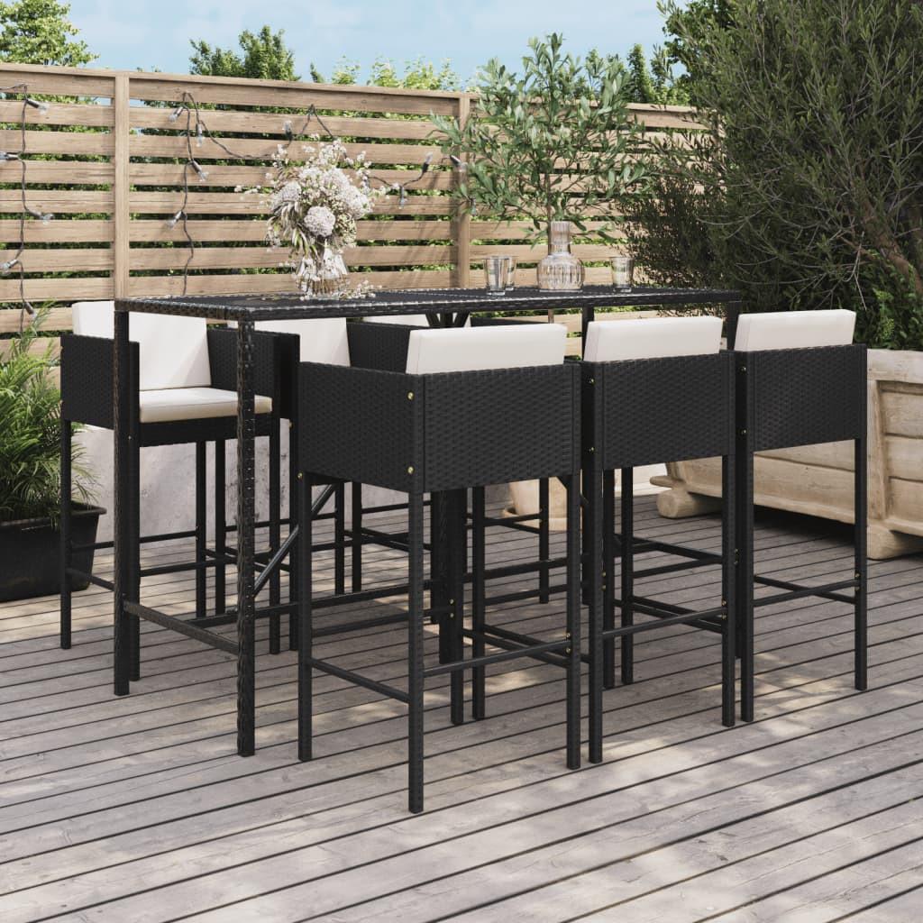 VidaXL Gartenbar set poly-rattan  