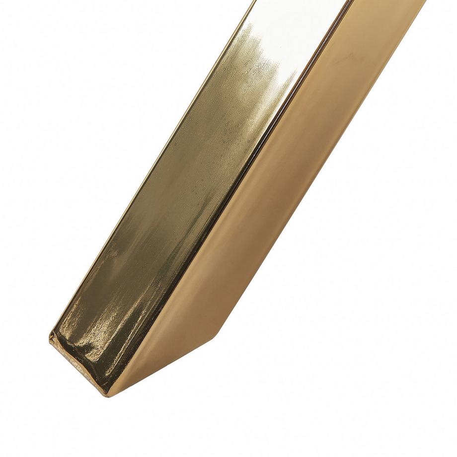 Beliani Table de repas en Verre de sécurité  SAVONI  