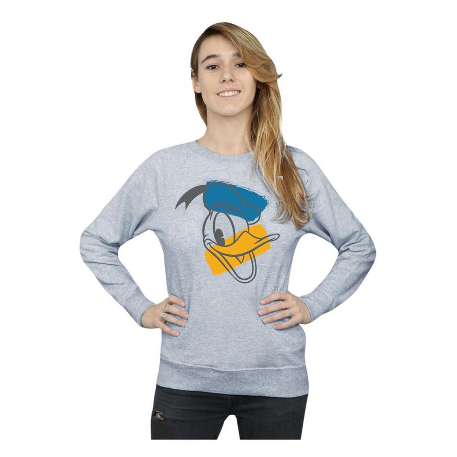 Disney Donald Duck Sweatshirt Col Rond  