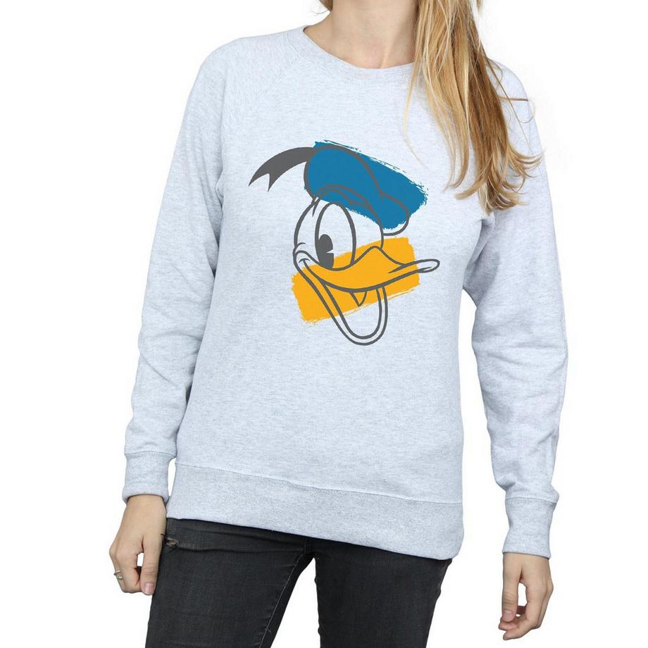 Disney Donald Duck Sweatshirt Col Rond  