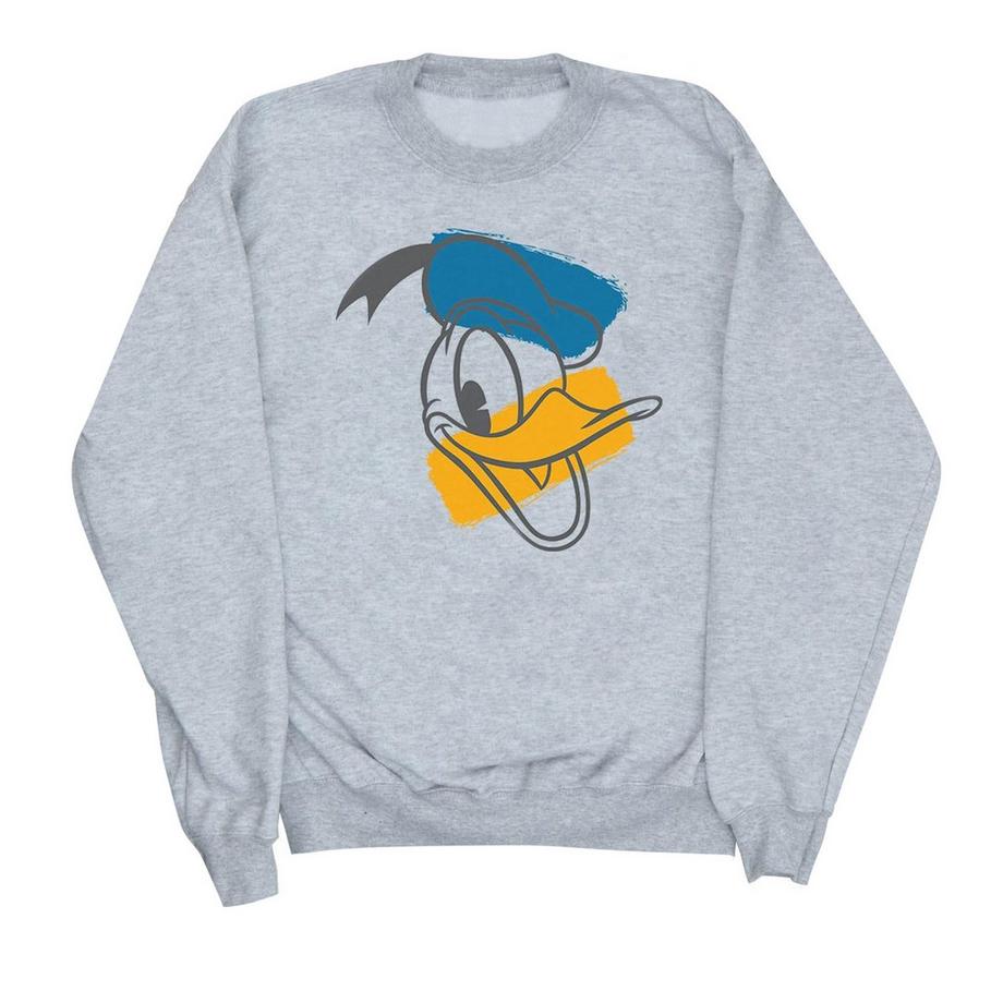 Disney Donald Duck Sweatshirt Col Rond  
